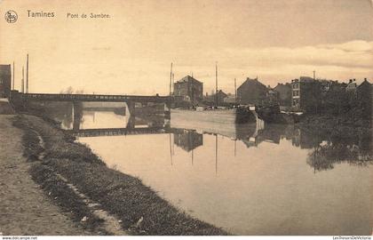 BELGIQUE - Sambreville - Tamines - Pont de Sambre - Carte postale ancienne