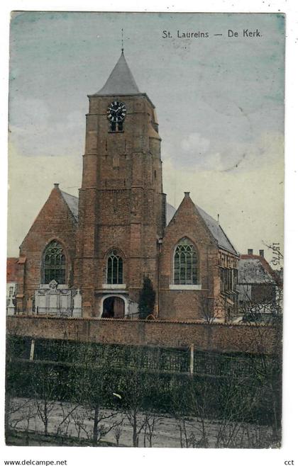 Sint-Laureins  De Kerk   KLEUR