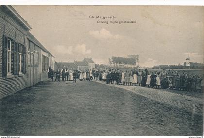 SINT LAUREINS  ST.MARGUERITE  ONTVANG MIJNE GROETENISSEN     2 SCANS