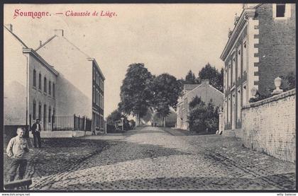 +++ CPA - SOUMAGNE - Chaussée de Liège   //