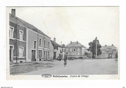 CPA BELLEFONTAINE, LE CENTRE DU VILLAGE, BOUCHERIE, TINTIGNY, BELGIQUE