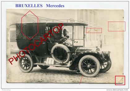 AUTOMOBILE Militaire-BRUXELLES-III Ldst. Inf. Btl. Hamburg-CARTE PHOTO Allemande-GUERRE 14-18-1 WK-Militaria-Feldpost-