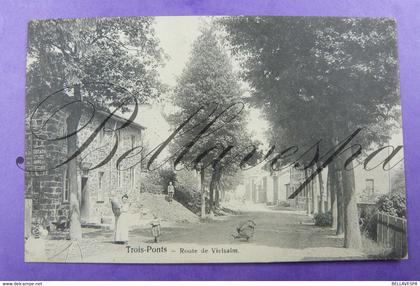 Trois-Ponts. Route de Vielsalm.1906