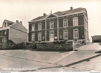 [-5%] BELGIQUE - Verlaine - La maison communale - Carte Postale Ancienne