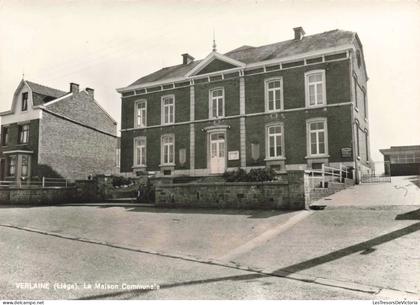 [-5%] BELGIQUE - Verlaine - La Maison Communale - Carte postale ancienne