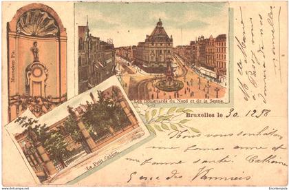 CPA Carte postale Belgique  Bruxelles Multi vues 1898    VM79690