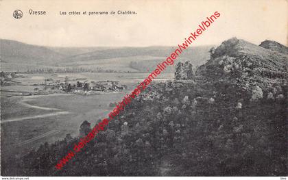 Les crêtes et panorama de Chairière - Vresse-sur-Semois