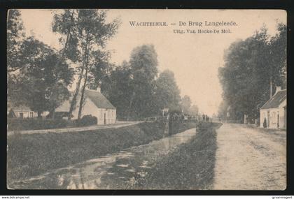 WACHTEBEKE  - DE BRUG LANGELEEDE