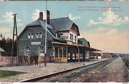 Waimes - Weismes -   SOURBRODT - Camp d'Elsenborn -  la Gare