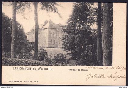 +++ CPA - Environs de WAREMME - Château de HEERS  //