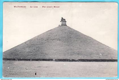 18074 / WATERLOO Brabant wallon 1912 LE LION the Lion's Mount à LORBET rue du Chateau Garenne-Colombe