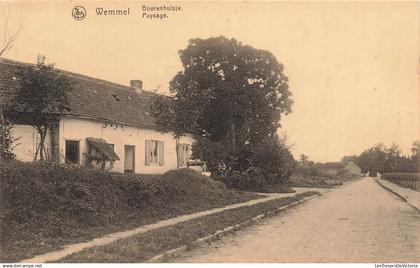 BELGIQUE - Wemmel - Boerenhuisje - Paysage - Route - Maison ancienne - Edit Nels - Carte Postale Ancienne