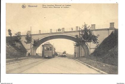 Wemmel - Brug tusschen Wemmel en Laeken - Tram !!!!!!