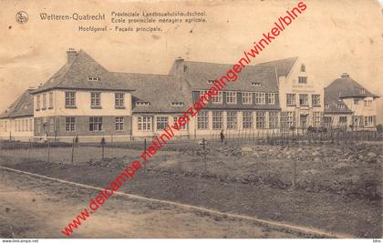 Quatrecht - Provinciale Landboushuishoudschool - Kwatrecht - Wetteren