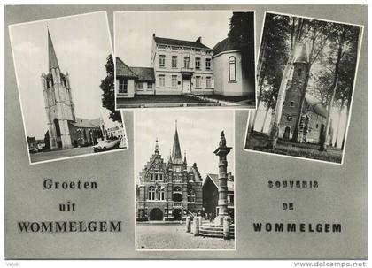 Wommelgem :  groeten uit   ( Groot formaat )  geschreven