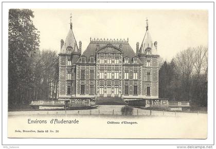 CPA - Environs d'Audenarde - Château d' ELSEGEM - Kasteel  //