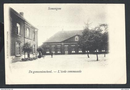 +++ CPA - SOMERGEM - ZOMERGEM - De gemeenteschool - Ecole Communale //