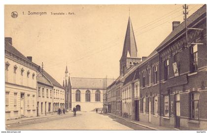 PK - Zomergem - Kerk - Tramstatie