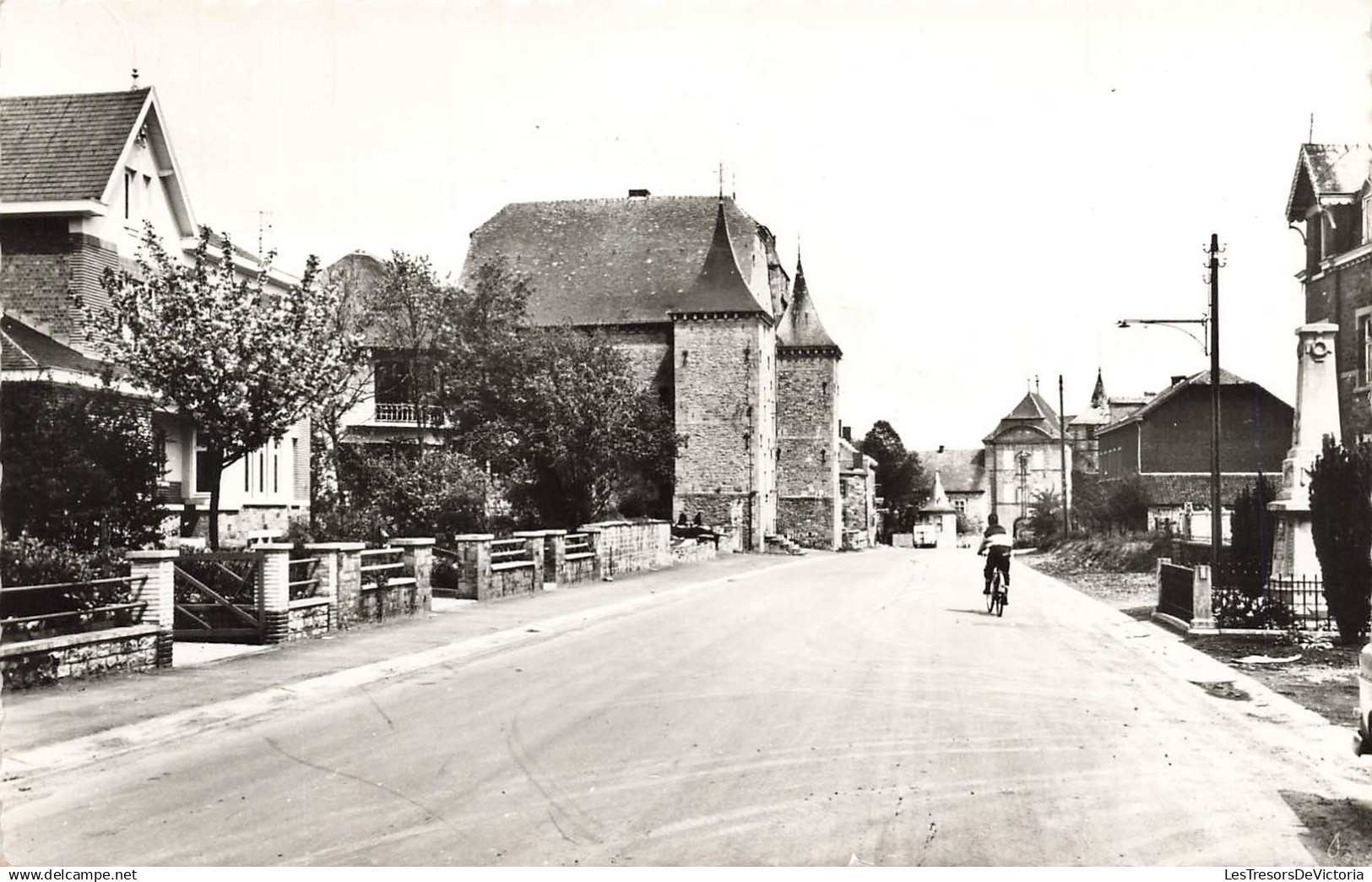 BELGIQUE - Anthisnes - le vieux château - les fermes et le monuments - animé - Carte postale Ancienne