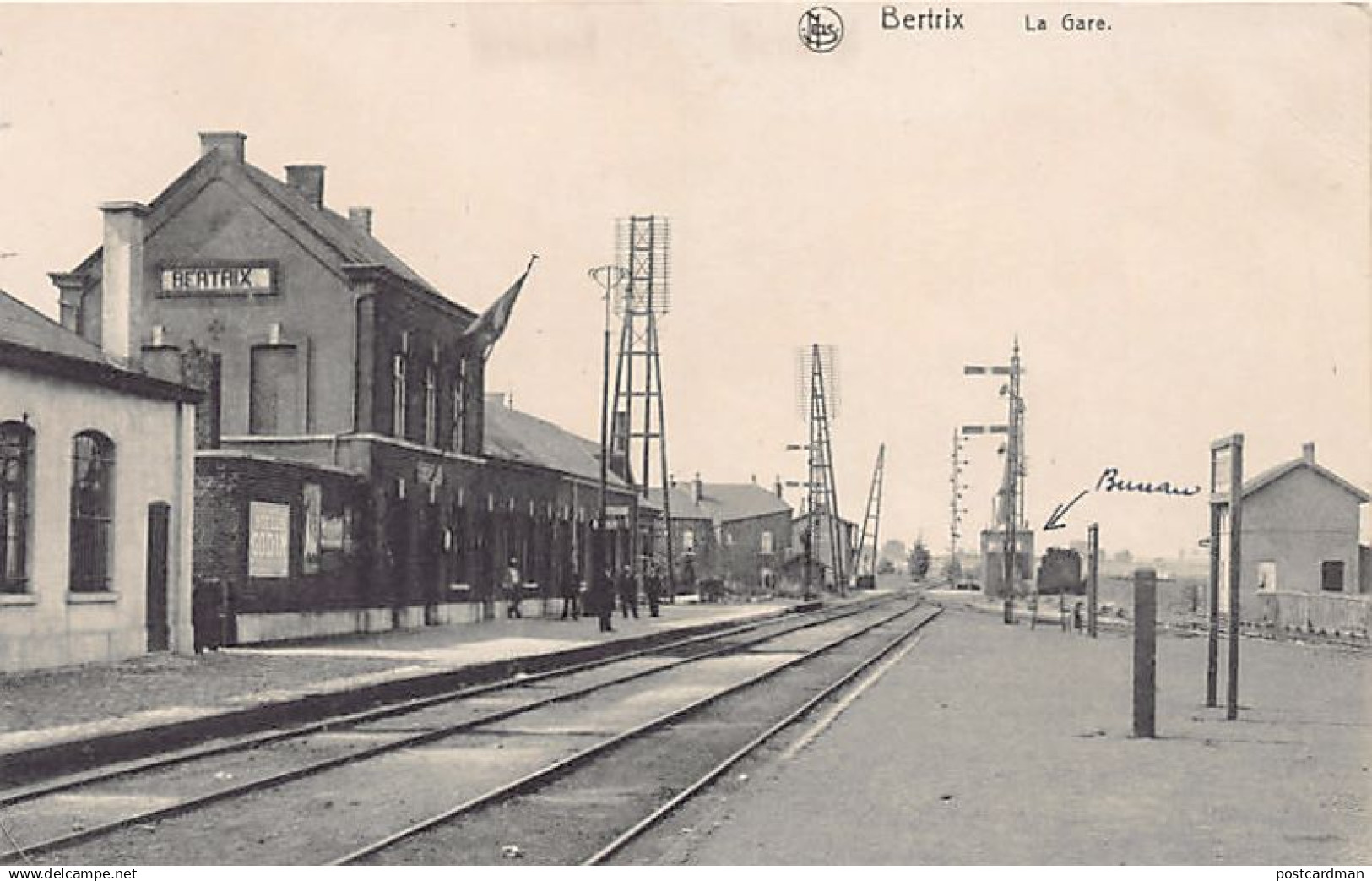 Belgique - BERTRIX (Lux.) La gare