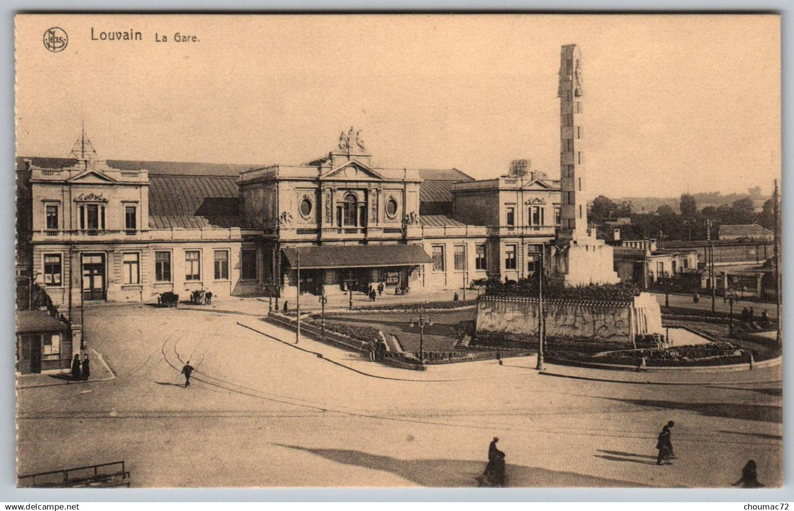 (Belgique) Brabant Flamand 026, Leuven Louvain, Nels, La Gare, d'un carnet