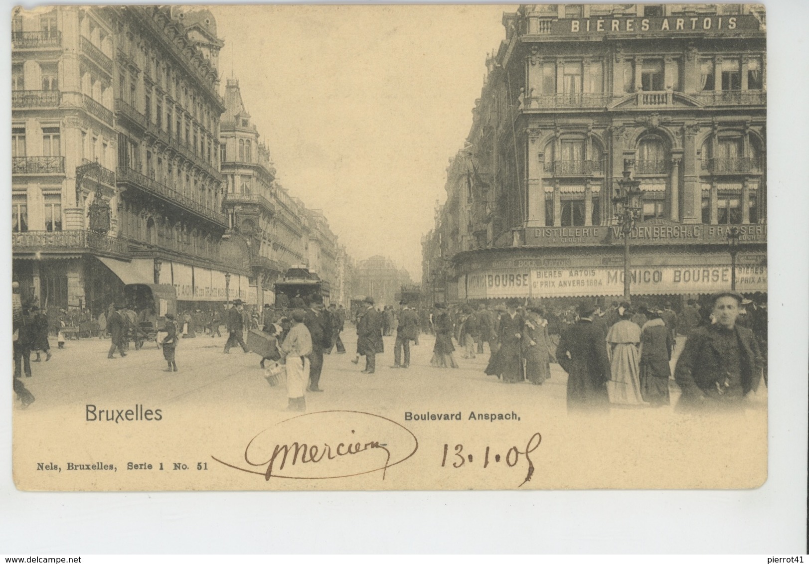 BELGIQUE - BRUXELLES - Boulevard Anspach