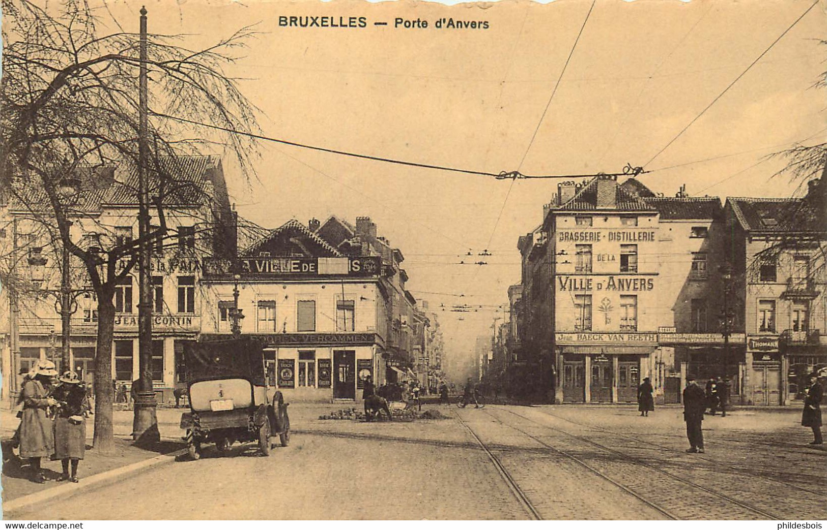 BELGIQUE  BRUXELLES  porte Anvers