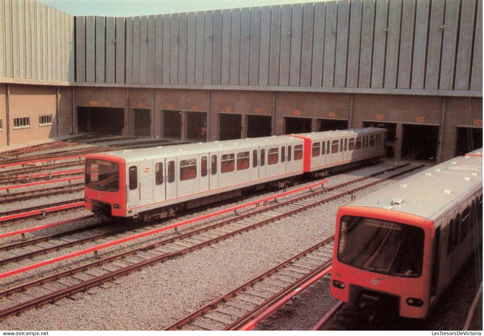 BELGIQUE - Bruxelles - U Bahn - Métro - Dépôt d'Auderghem - Vue d'ensemble -  Carte Postale