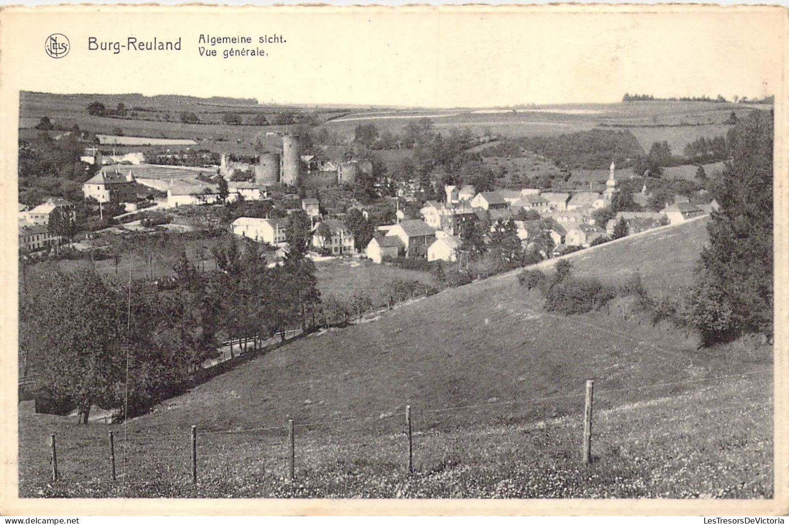 BELGIQUE - Burg-Reuland - Vue générale - Carte postale ancienne