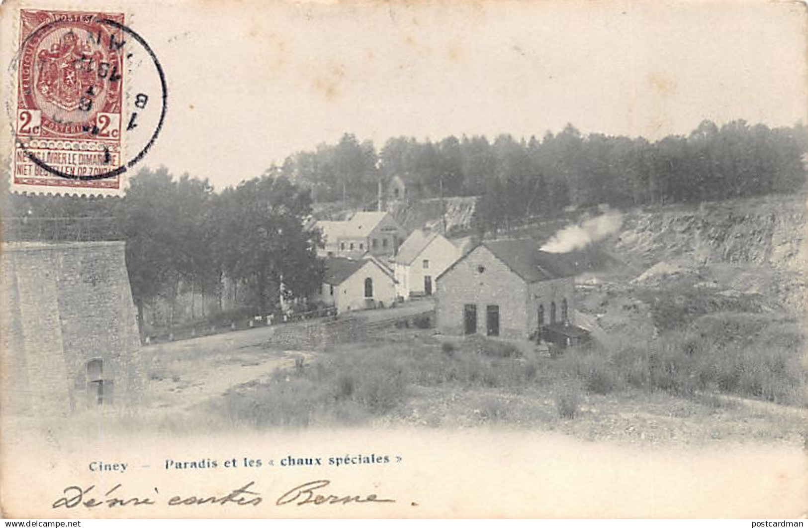 Belgique - CINEY (Namur) Paradis et les chaux spéciales