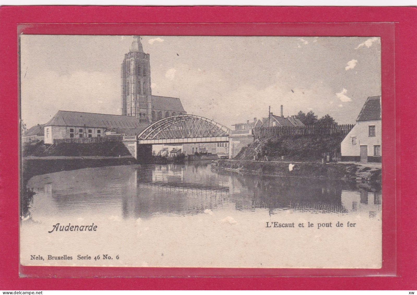 BELGIQUE - FLANDRE ORIENTALE - AUDENARDE - L'Escaut et le pont en fer - A 2279