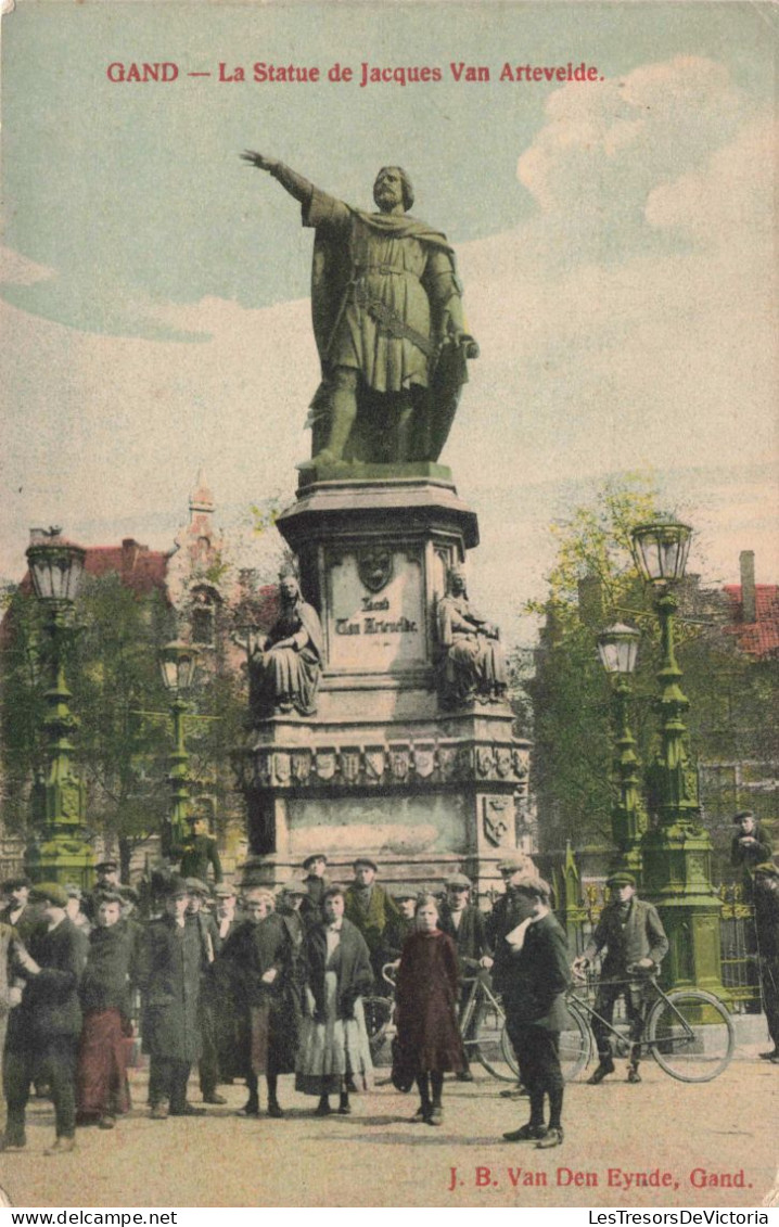 BELGIQUE - Flandre orientale - Gand - La Statue de Jacques Van Artevelde - Colorisé - Carte postale ancienne