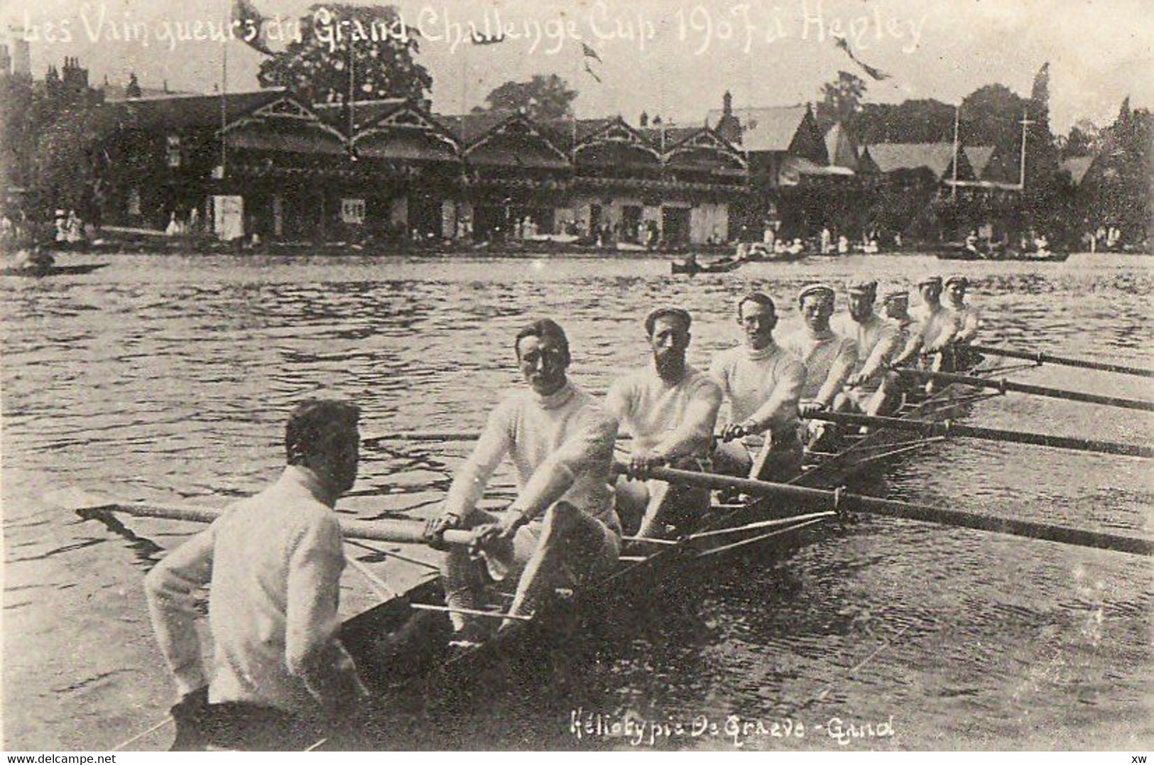 BELGIQUE - FLANDRE ORIENTALE - GAND - Les Vainqueurs du Grand Challenge Cup 1907 à Henley - 26-07-24