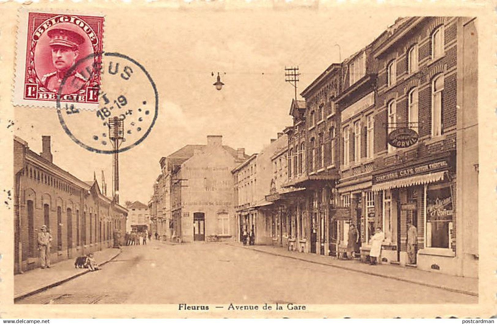 Belgique - FLEURUS (Hainaut) Avenue de la gare