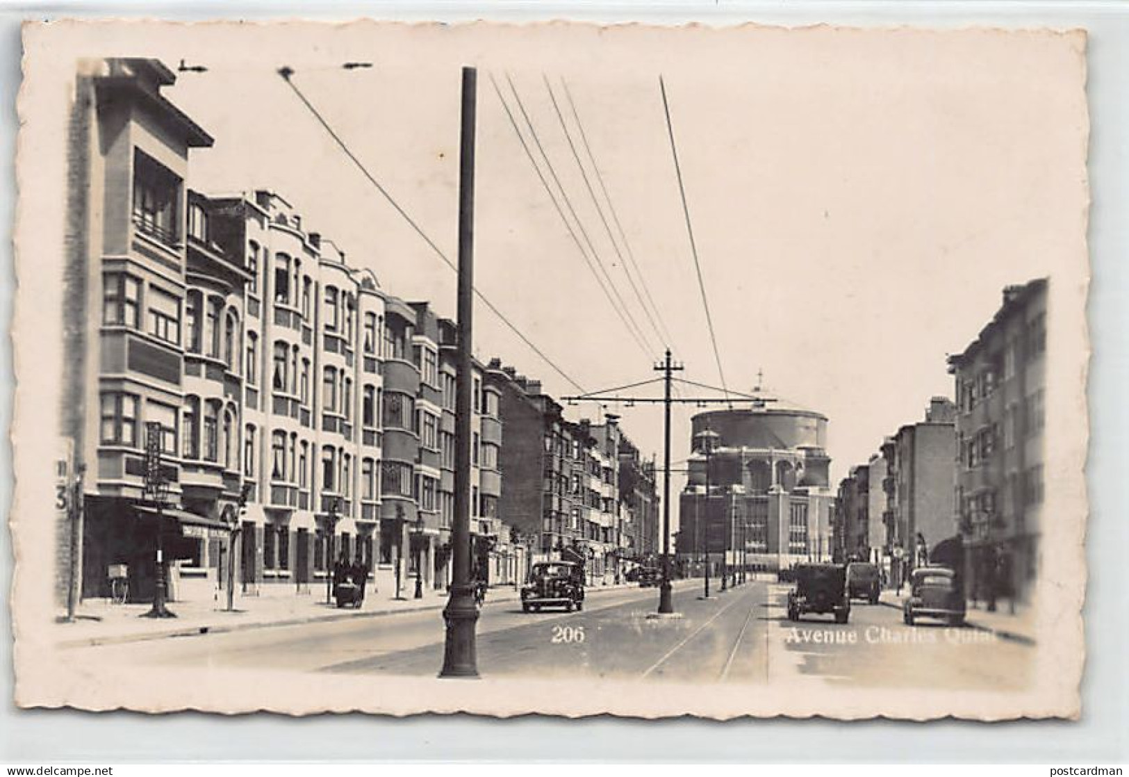 Belgique - GANSHOREN (Brux.-Cap.) Avenue Charles Quint - CARTE PHOTO