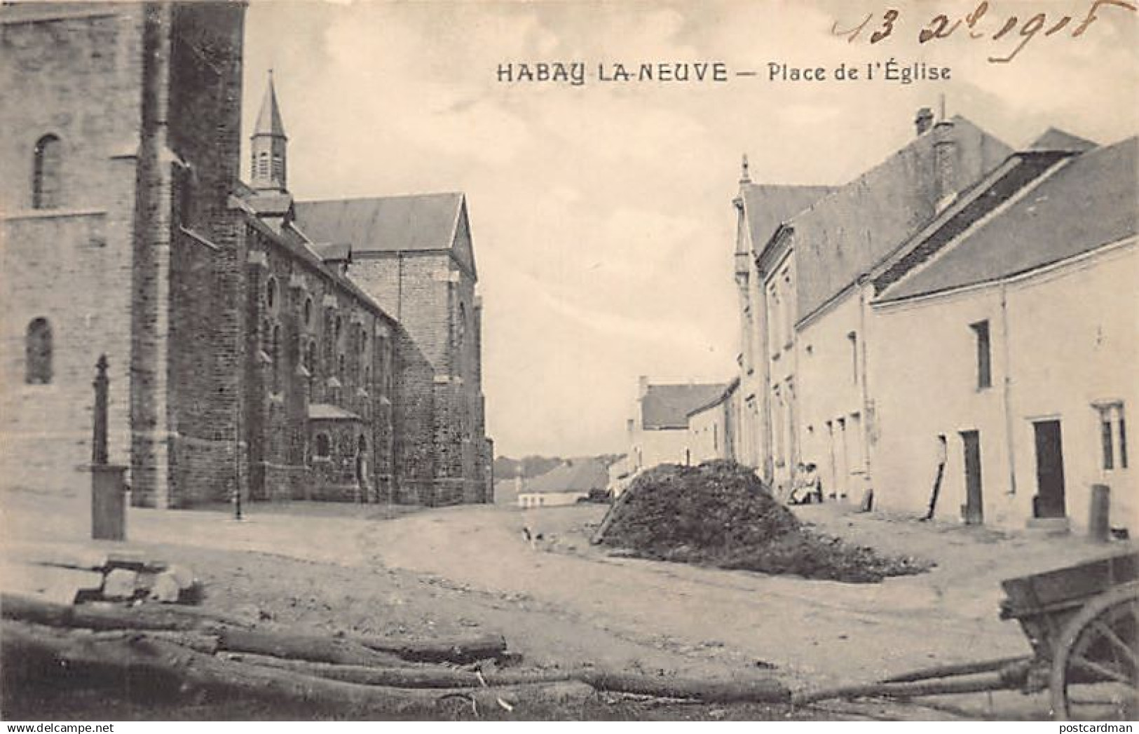 Belgique - HABAY LA NEUVE (Lux.) La place de l'église