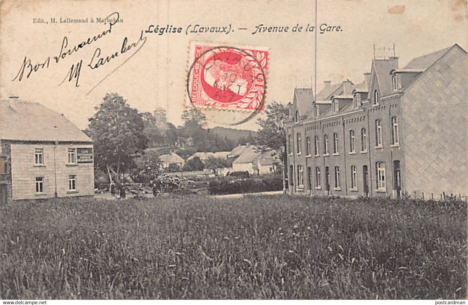 Belgique - LÉGLISE (Lux.) Avenue de la gare