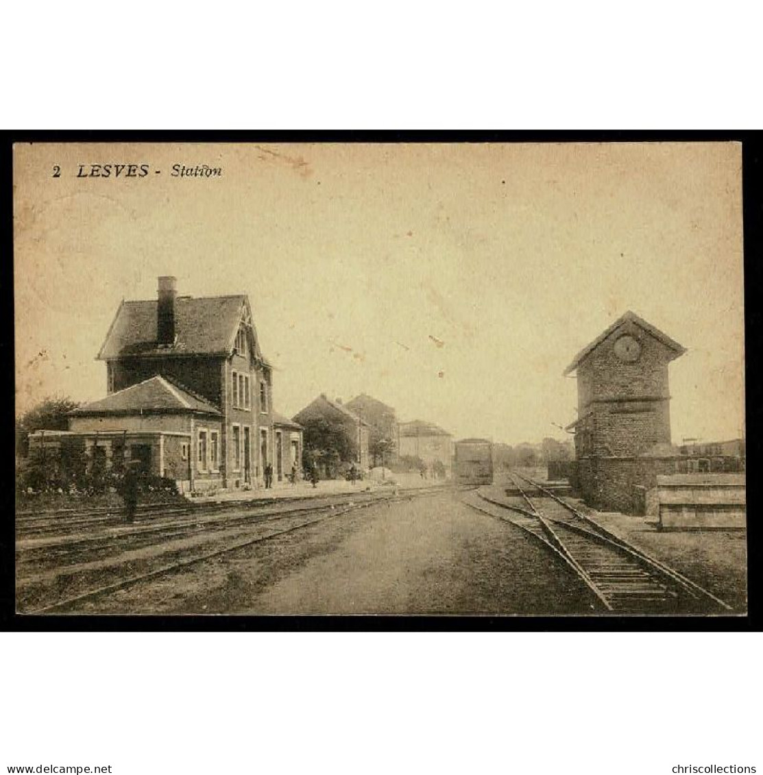 BELGIQUE - Lesves - Station - La Gare