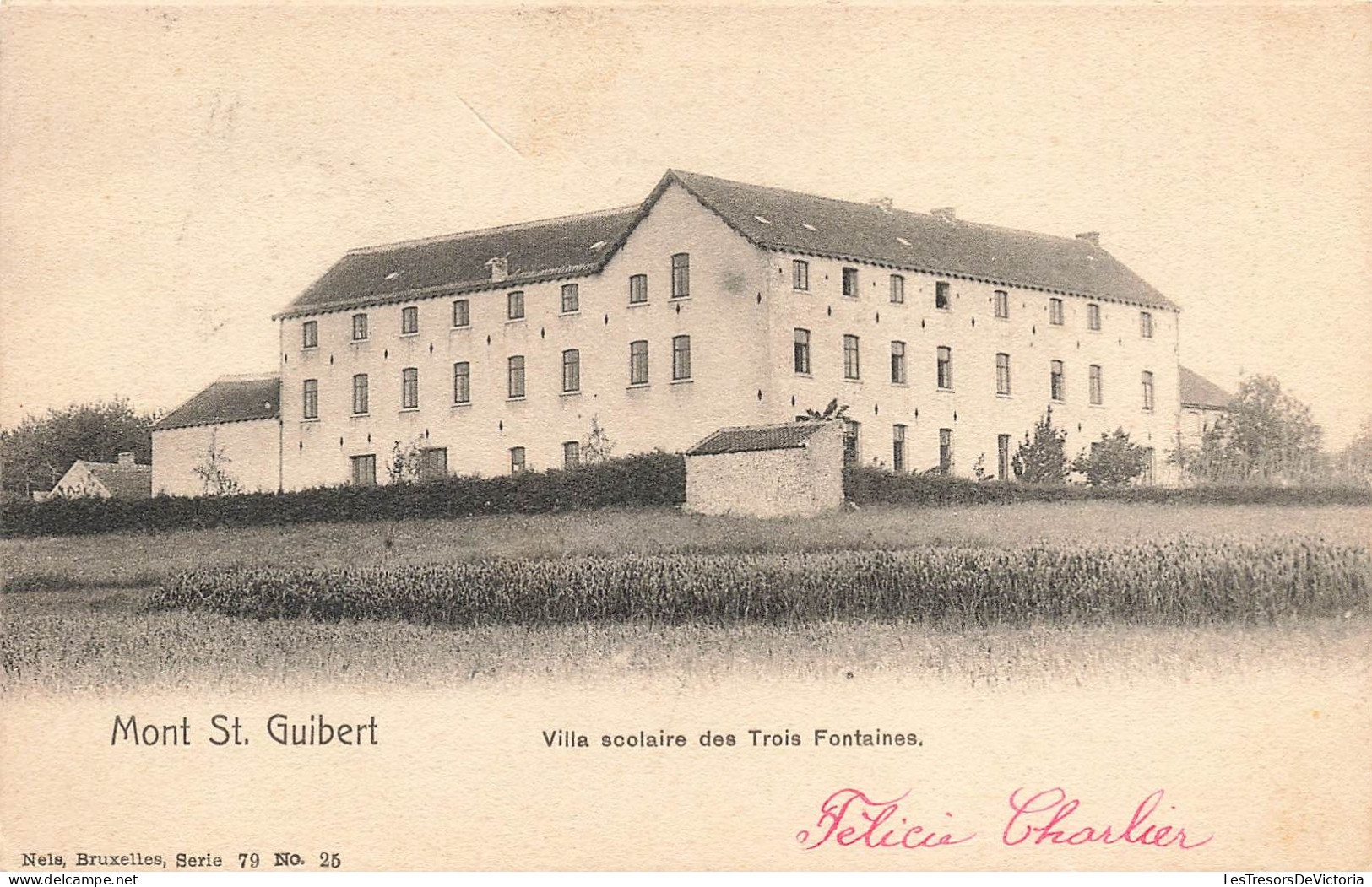 BELGIQUE - Mont Saint Guibert - Villa scolaire des Trois Fontaines - Carte postale ancienne