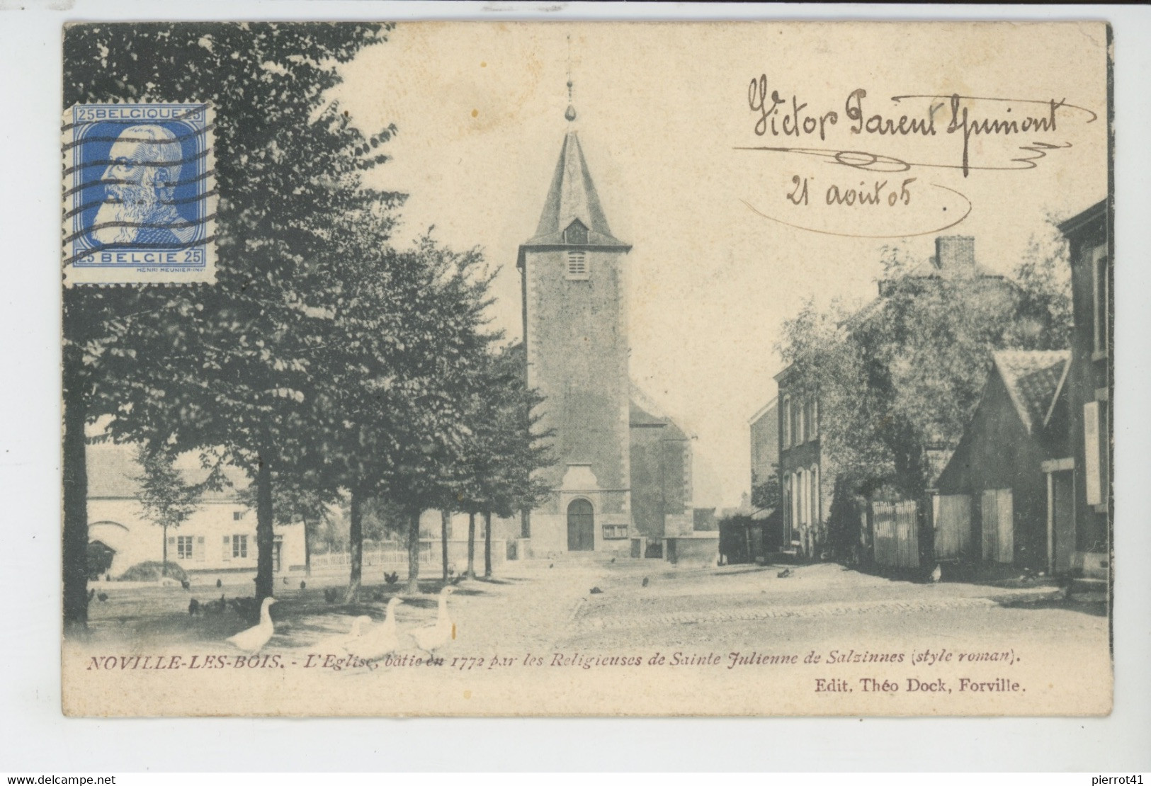 BELGIQUE - NOVILLE LES BOIS - L'Eglise