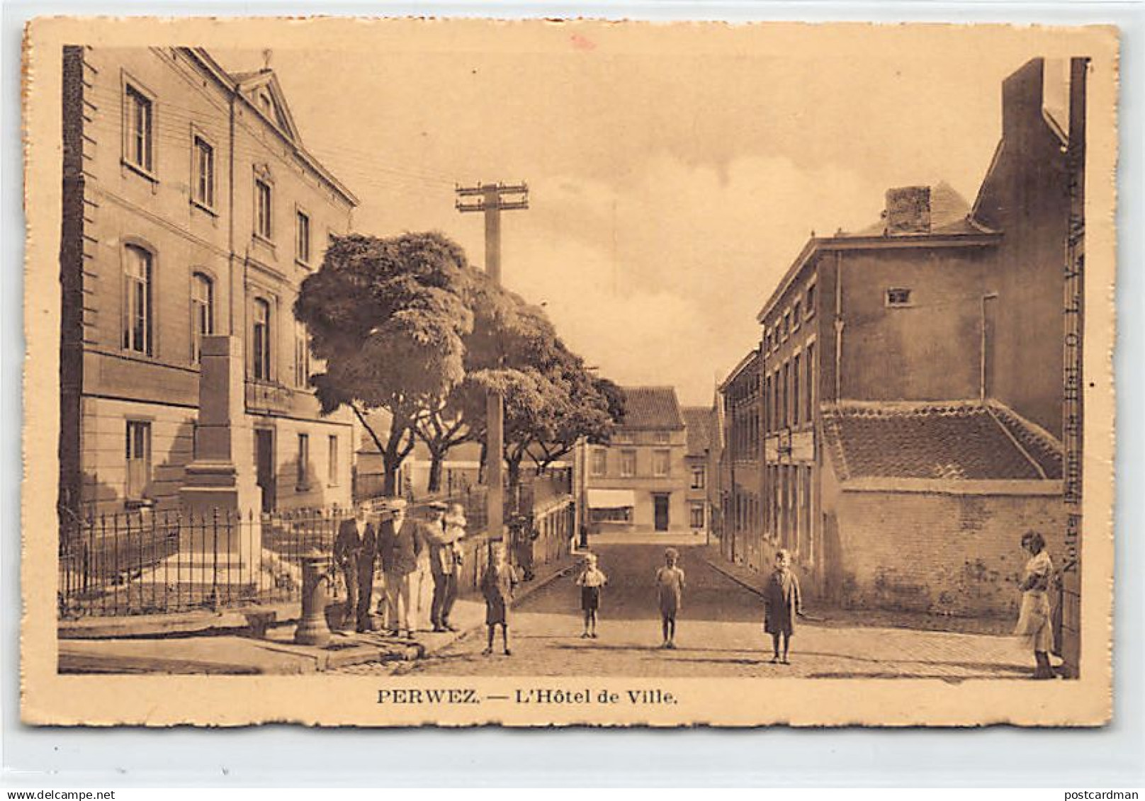 Belgique - PERWEZ (Br. W.) L'Hôtel de Ville