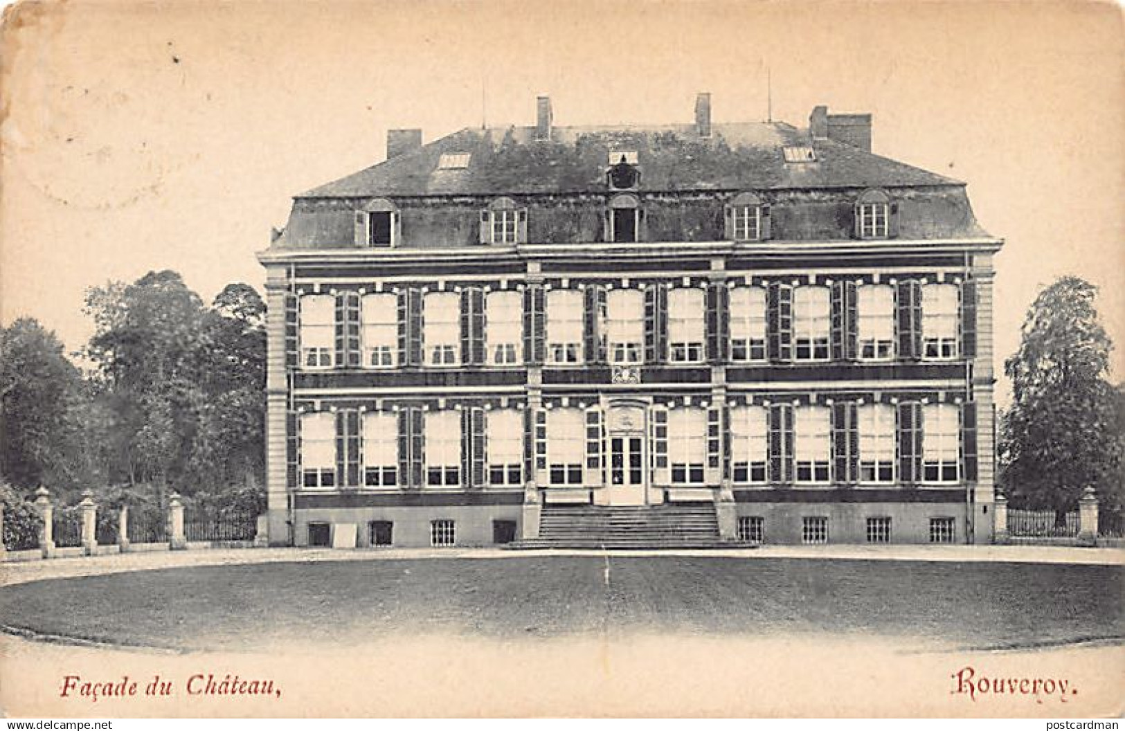 Belgique - ROUVROY (Lux.) Façade du château