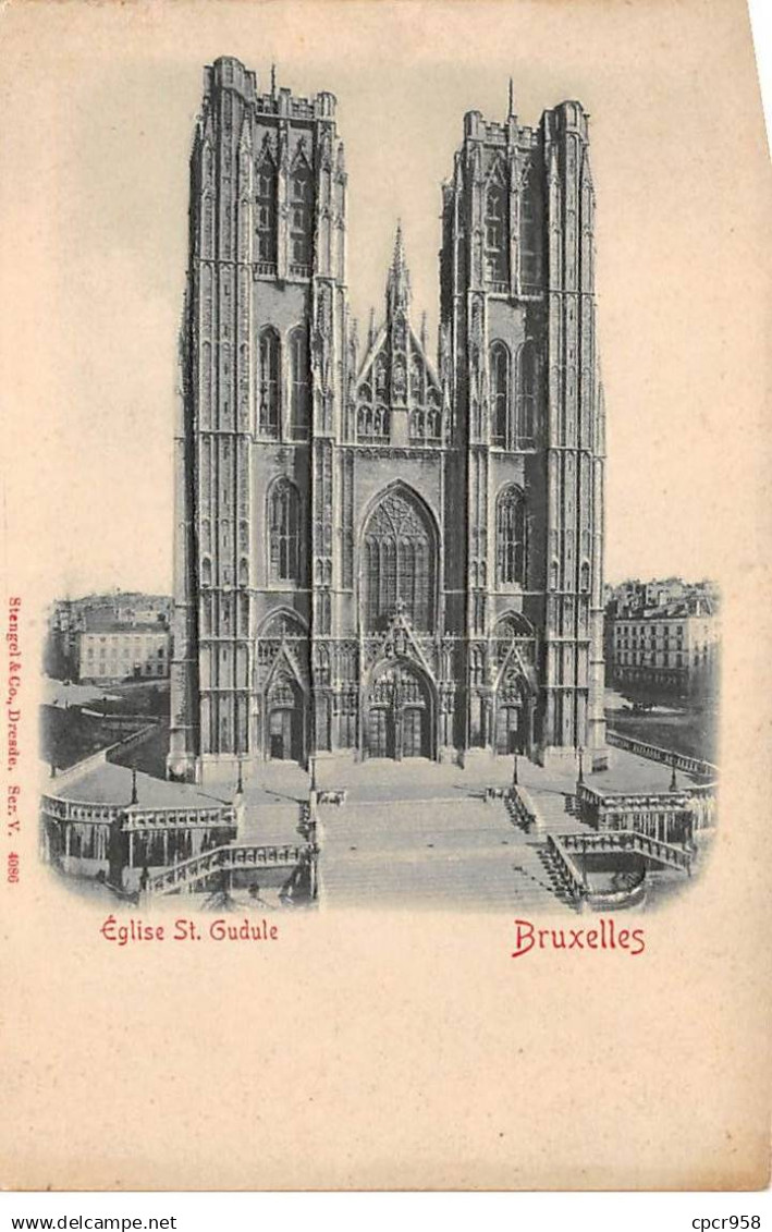 BELGIQUE - SAN48157 - Eglise St Gudule - Bruxelles - A système