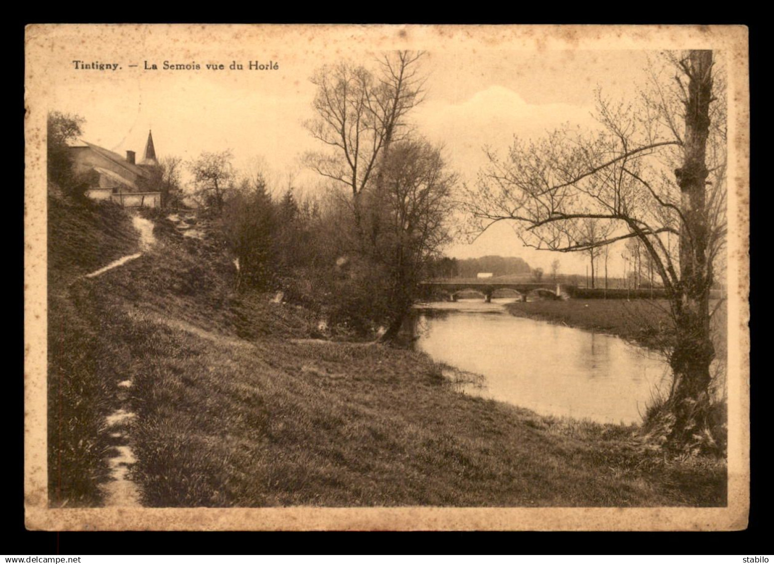 BELGIQUE - TINTIGNY - LA SEMOIS VUE DU HORLE