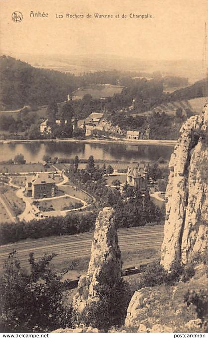 ANHÉE (Namur) Les rochers de Warenne et de Champalle