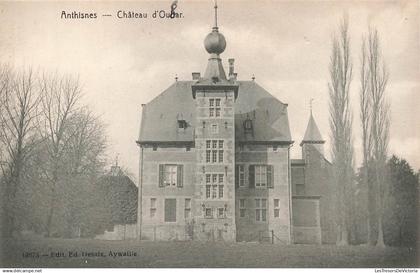 BELGIQUE - Anthisnes - Château d'Ouhar - vue en façade - Carte postale Ancienne