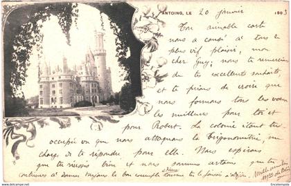 CPA  carte postale  Belgique Antoing  Le Château 1903 VM62281
