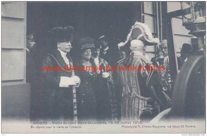 1910 Bezoek Burgemeester Londen. Bezoek aan het consulaat