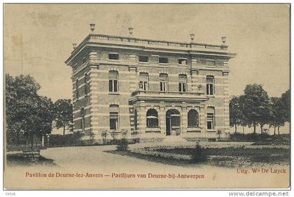 Deurne : Paviljoen van Deurne bij Antwerpen ( geschreven  1914 met zegel )