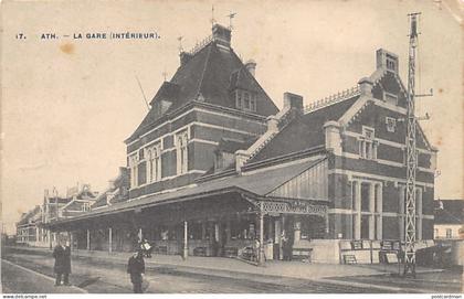 Belgique - ATH (Hainaut) La gare (intérieur)